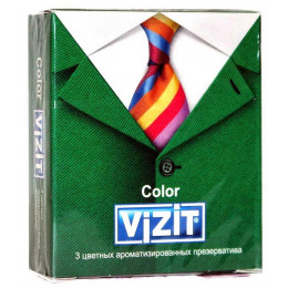 Презервативы VIZIT new Color Цветные ароматизированные 3шт