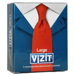 Презервативы VIZIT new Large Увеличенного размера 3шт
