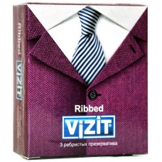 Презервативи VIZIT new Ribbed з кільцями 3шт