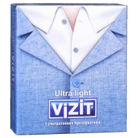 Презервативы VIZIT Ultra light Ультратонкие 3шт (срок 07/2025)