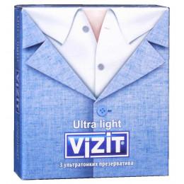 Презервативи VIZIT Ultra light Ультратонкі 3шт