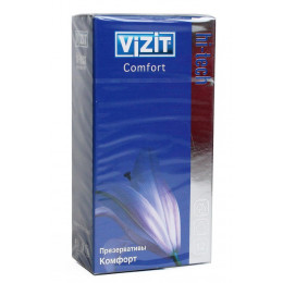 Презервативи VIZIT hi-tech Comfort Комфорт оригінальної форми 12шт