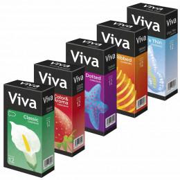 Ассорти комплект Viva 60шт (5 разных пачек по 12шт)