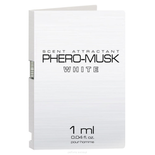 Пробник духів з чоловічими феромонами Aurora Phero-Musk White 1мл - Фото№1