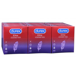 Блок презервативов Durex 12 пачек №3 Elite