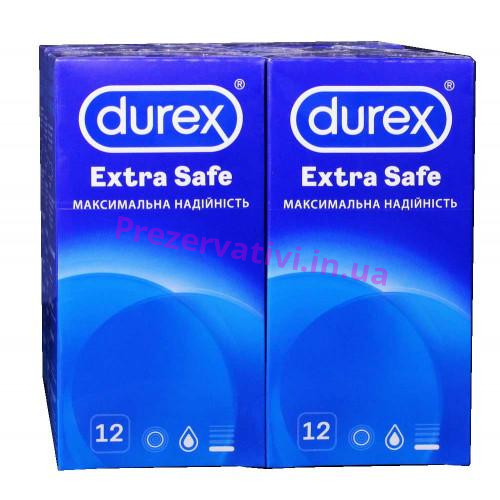 Блок презервативов Durex 6 пачек №12 Extra Safe - Фото№1
