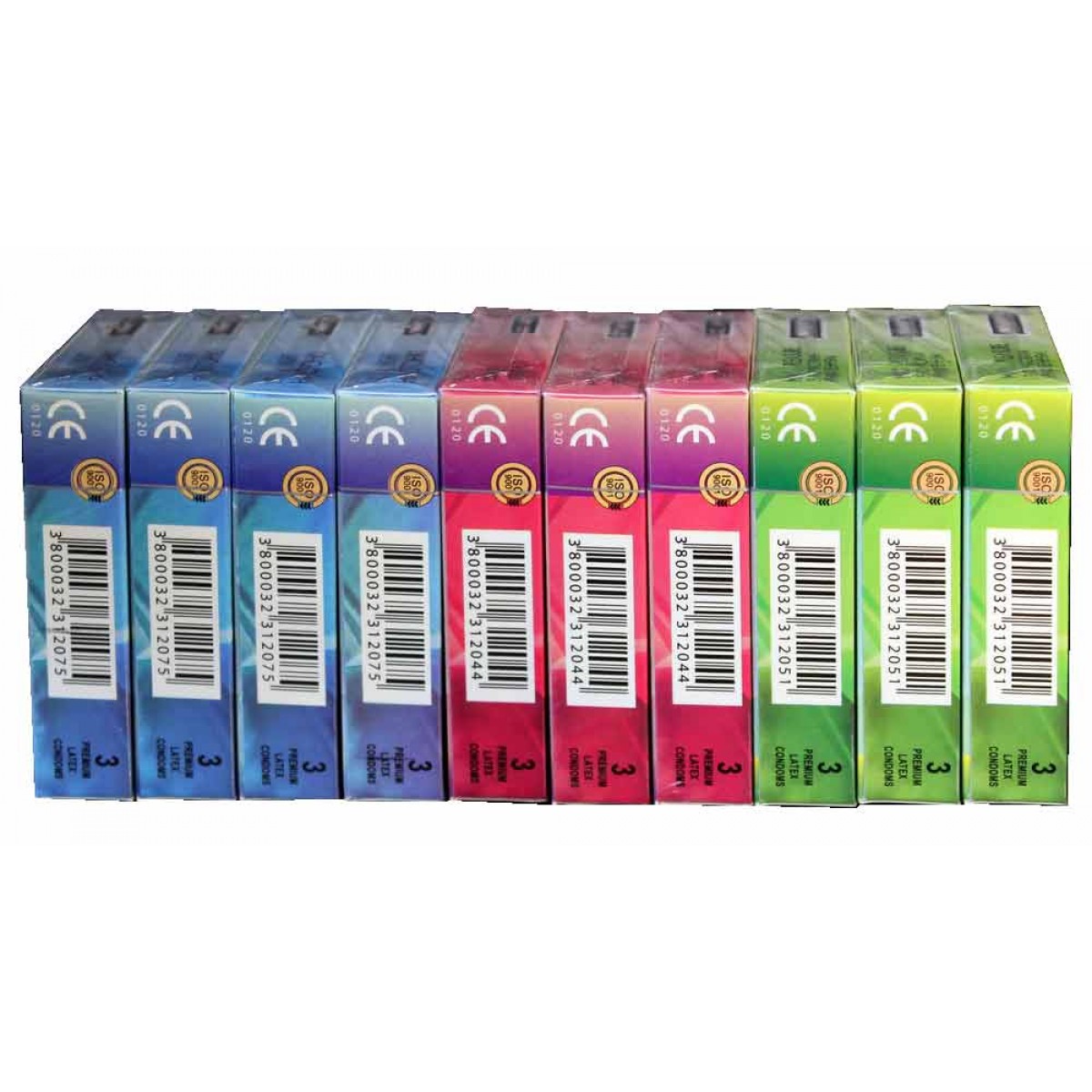 Асорті блок FREESTYLES 30шт (10 разних пачок по 3шт)