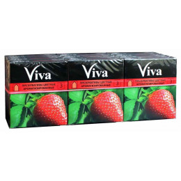 Блок презервативов Viva Цветные ароматизированные №36 (12 пачeк по 3шт)