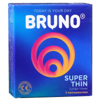 Блок презервативов Bruno №36 (3 пачки 4 вида по 3шт) - Фото№2