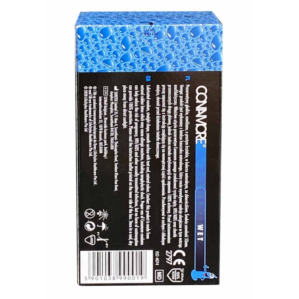 Презервативи CONAMORE Wet 12шт