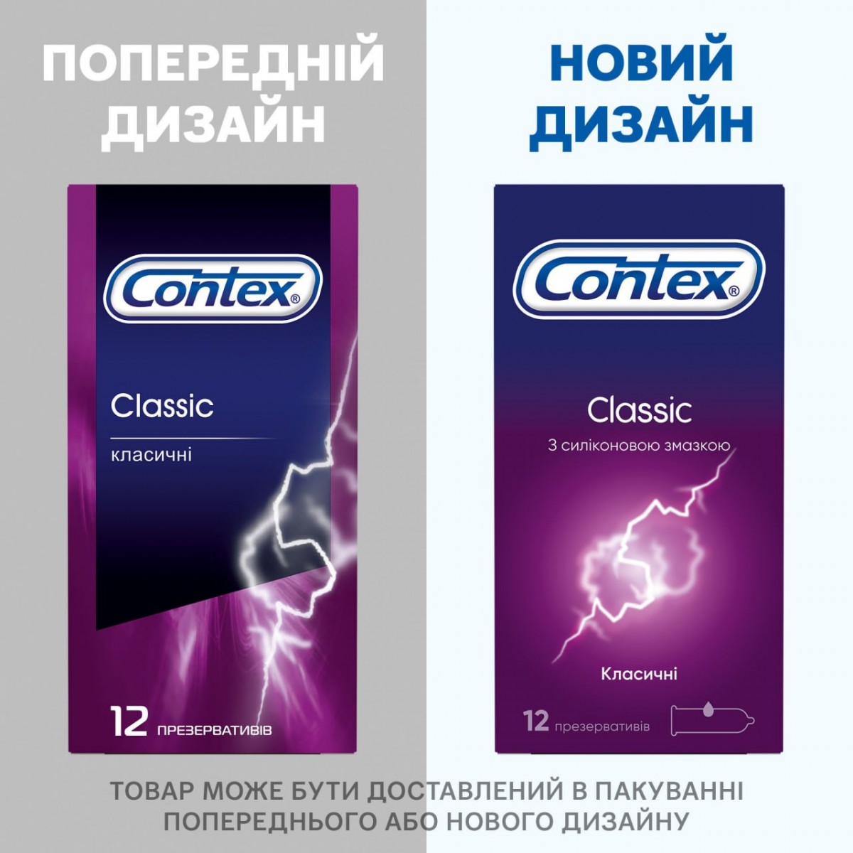 Блок презервативов Contex Classic 6 пачек 12шт