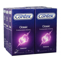 Блок презервативов Contex Classic 6 пачек по 12шт