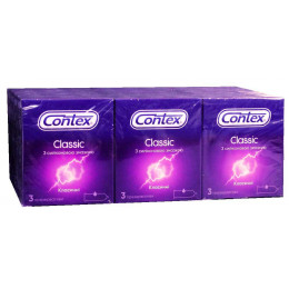 Блок презервативов Contex 12 пачек №3 Classic