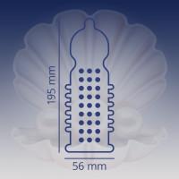 Презервативы латексные с силиконовой смазкой CONTEX Extra Sensation (с крупными точками и ребрами), 12 шт - Фото№4