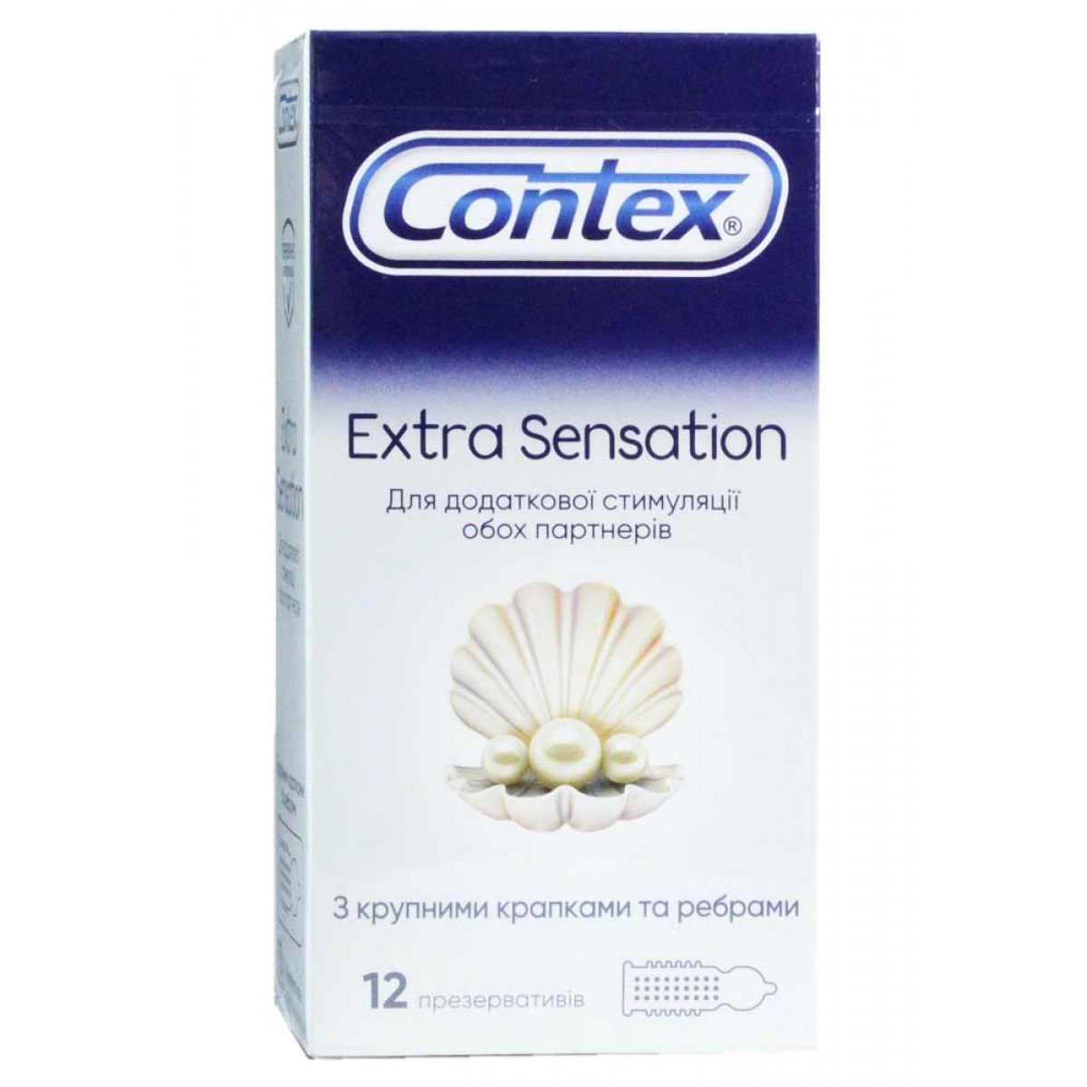 Презервативы Contex Extra Sensation 12шт⚡️Prezervativi.in.ua