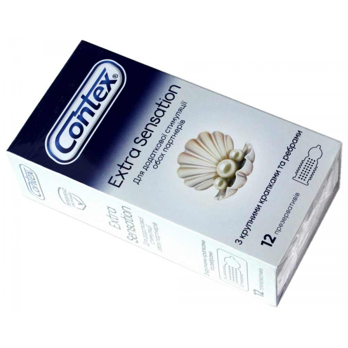 Презервативы Contex Extra Sensation 12шт⚡️Prezervativi.in.ua