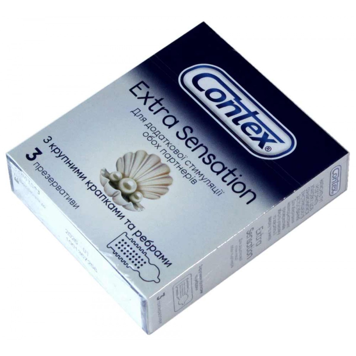 Презервативы Contex Extra Sensation 3шт⚡️Prezervativi.in.ua