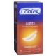 Презервативы латексные с силиконовой смазкой CONTEX Lights (особенно тонкие), 12 шт