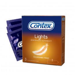 Презервативы Contex Lights (Ultra Thin) 3шт ультратонкие