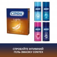 Презервативы латексные с силиконовой смазкой CONTEX Lights (особенно тонкие), 3 шт - Фото№2