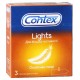 Презервативы латексные с силиконовой смазкой CONTEX Lights (особенно тонкие), 3 шт