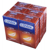 Блок презервативов Contex 6 пачек 12шт Lights (Ultra Thin) - Фото№10