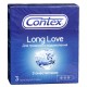 Презервативи латексні з силіконовою змазкою CONTEX Long Love (з анестетиком), 3 шт