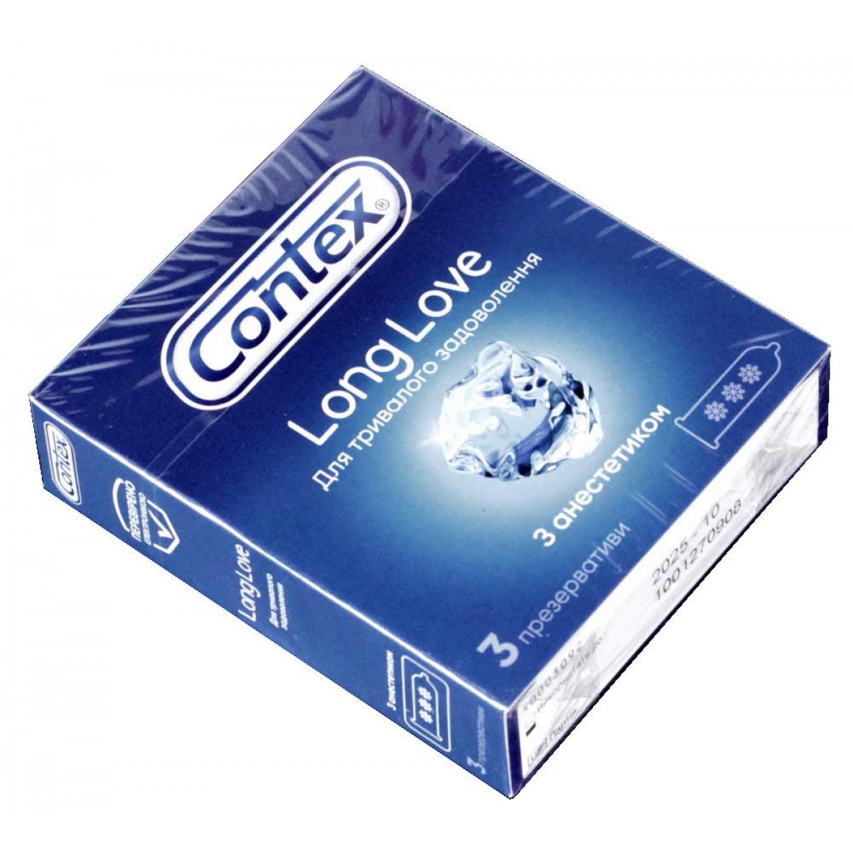 Презервативы Contex Long Love 3шт⚡️Prezervativi.in.ua