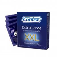 Блок презервативов Contex 12 пачек 3шт Extra Large - Фото№2