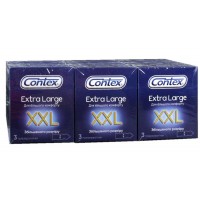 Блок презервативов Contex Extra Large 12 пачек по 3шт