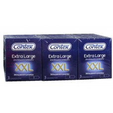 Блок презервативов Contex Extra Large 12 пачек по 3шт