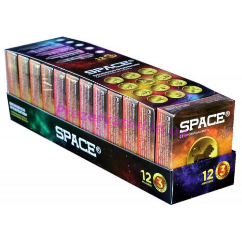 Блок презервативов Space классические (12 пачек по 3шт) - Фото№1