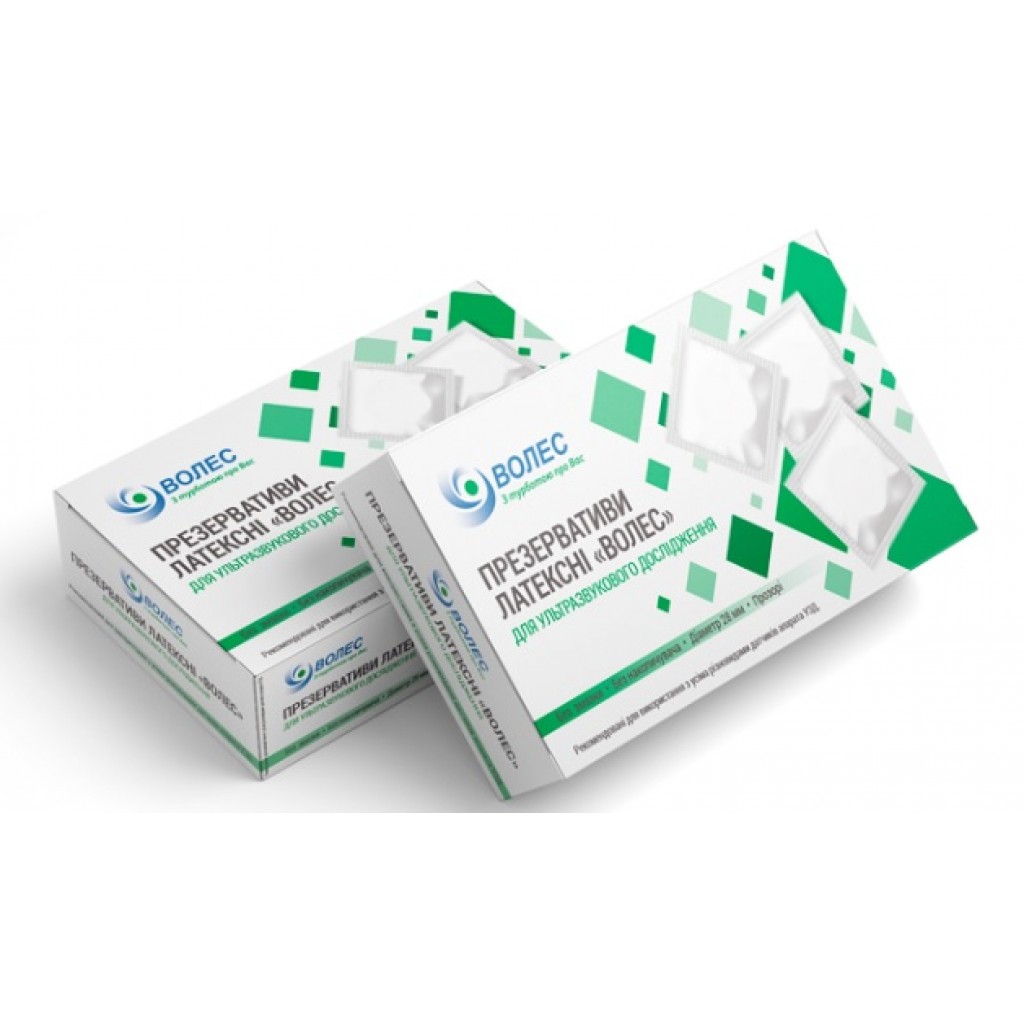 Презервативы для УЗИ Волес (210мм, 44мм) - 100шт