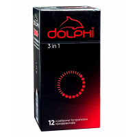 Презервативы Dolphi 3в1 ребристо-точечные 12шт - Фото№5