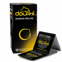 Блок презервативов Dolphi Anatomic Ultra thin 144шт (12 пачек по 12шт) - Фото№2