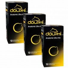 Презервативы Dolphi Anatomic Ultra thin 36шт (3 пачки по 12шт)