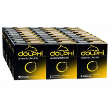 Блок презервативів Dolphi Anatomic ultra thin 63шт (21 пачка по 3шт)