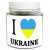 Презервативы Dolphi "Я люблю Україну" в баночке 15шт
