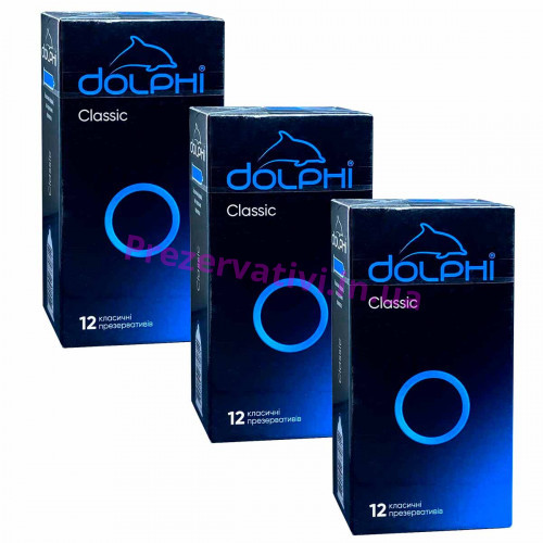 Презервативы Dolphi Classic 36шт (3 пачки по 12шт) - Фото№1