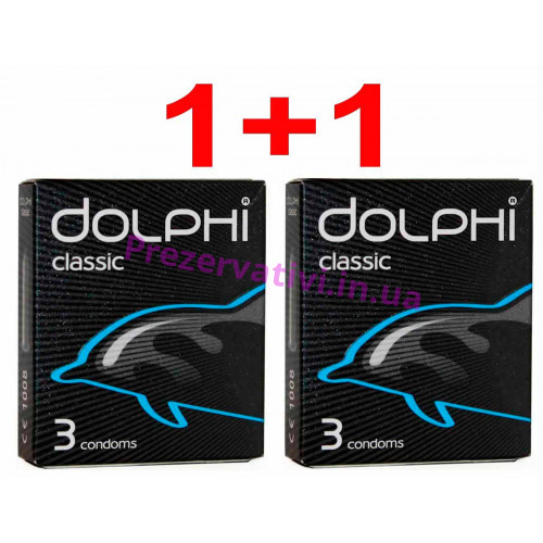 Презервативы Dolphi Classic №6(1+1 Бесплатно!) - Фото№1