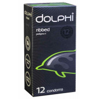 Презервативы Dolphi Ribbed ребристые №12 - Фото№2