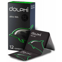 Блок презервативов Dolphi Ultra thin 144шт (12 пачек по 12шт) - Фото№4