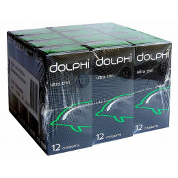 Блок презервативов Dolphi Ultra thin №144 (12 пачек по 12шт)
