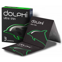 Блок презервативов Dolphi Ultra thin 63шт (21 пачка по 3шт) - Фото№3
