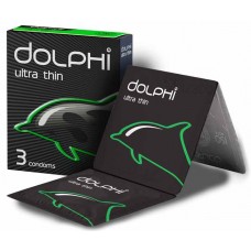 Презервативи Dolphi Ultra thin 3шт (ТЕРМІН 12/2023)