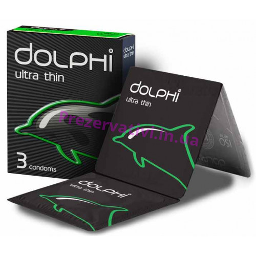 Презервативы Dolphi Ultra thin 3шт - Фото№1