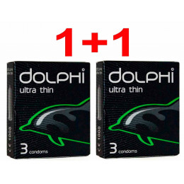 Презервативы Dolphi Ultra thin №6 (1+1 Бесплатно!)