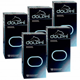 Презервативы Dolphi XXXXXL №60 (5 пачек по 12шт)