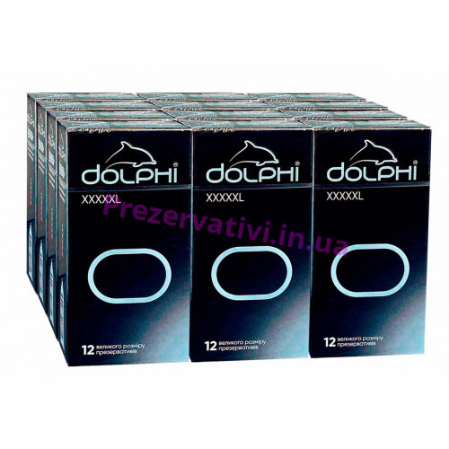 Блок презервативов Dolphi XXXXL №144 (12 пачек по 12шт) - Фото№1