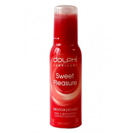 Гель-смазка Dolphi Sweet Pleasure с ароматом клубники 100мл (срок 07.2024)